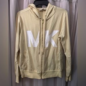 Michael by Michael Kors Zip-Up Logo Hoodie